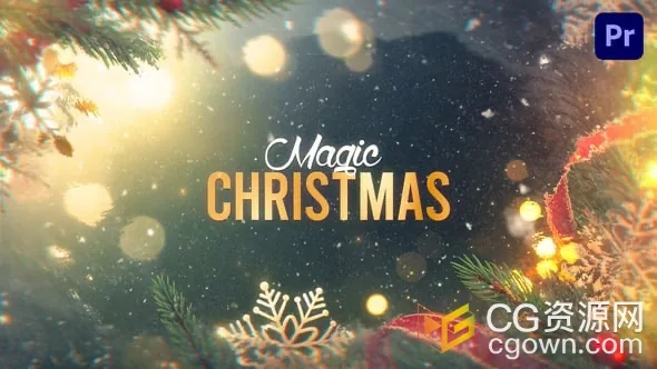 神奇魔法氛围感圣诞幻灯片温馨节日庆典家庭相册视频-AE&PR模板-CG资源网 神奇魔法氛围感圣诞幻灯片温馨节日庆典家庭相册视频-AE&PR模板