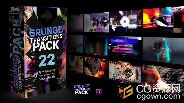 复古类型风格视频转场预设-PR模板-CG资源网 复古类型风格视频转场预设-PR模板