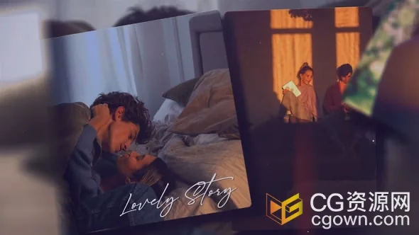 美好回忆相册视频照片幻灯片动画-PR模板