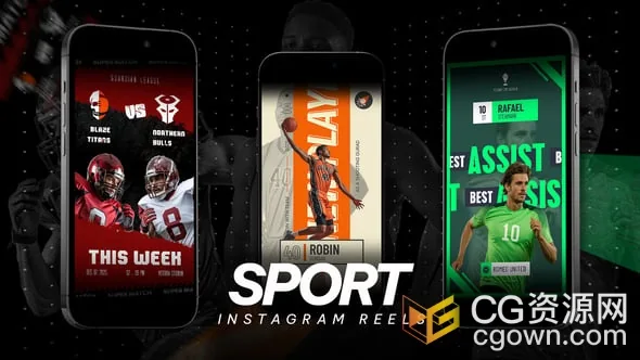 体育运动活动宣传短视频AE模板下载