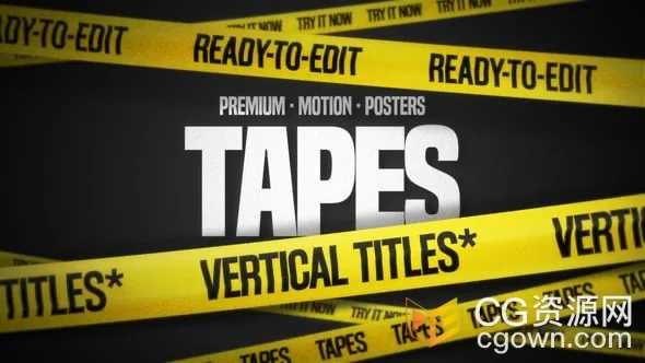 10组带动画录像磁带元素设计宣传海报短视频AE模板-CG资源网 10组带动画录像磁带元素设计宣传海报短视频AE模板