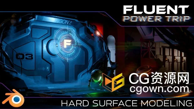 Blender 5.0插件Fluent Power Trip 4.2强大建模工具