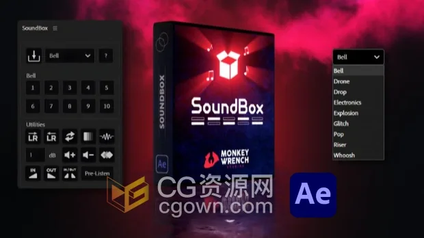 AE脚本SoundBox 1.0.0音效处理增加工具+视频教程