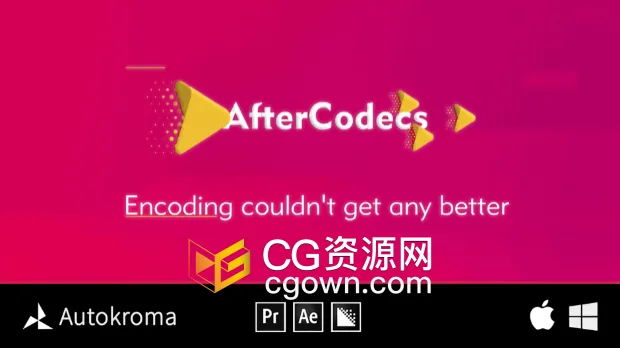 AfterCodecs v1.12.1 Win/Mac插件AE/PR/AME软件提速输出