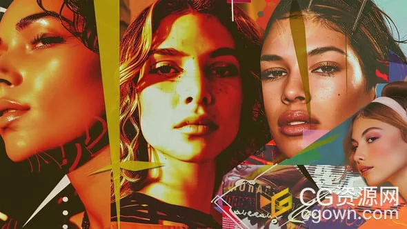 老式电影风格特效胶片转场特效过渡动画AE模板