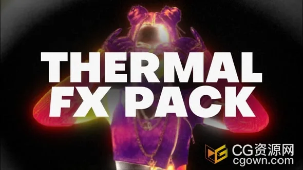 28种热成像风格画面视频生成视觉特效AAPower脚本与AE模板