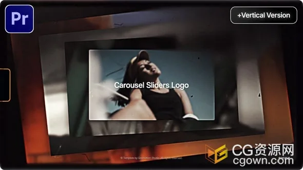 照片叠加动画演绎LOGO视频片头PR模板下载