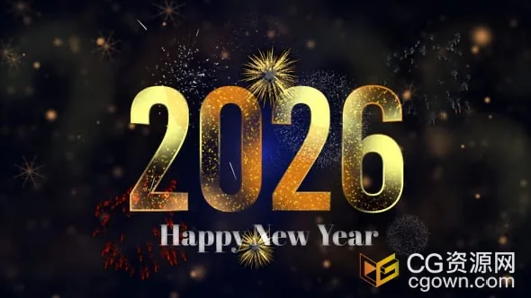 2026年新年倒数视频片头动画制作AE模板-CG资源网 2026年新年倒数视频片头动画制作AE模板