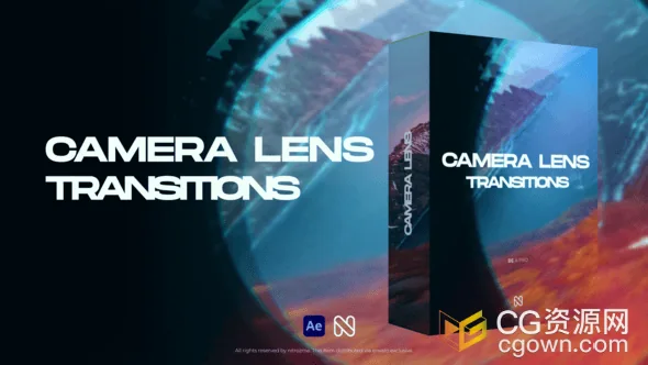 AE模板创建摄像镜头运动动画视频适用于任何FPS和分辨率