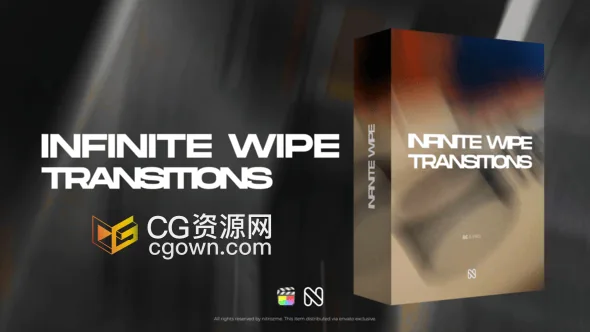 FCPX插件-40种摄像机镜头摇晃移动擦除视频转场特效预设