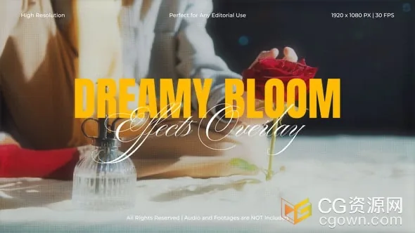 After Effects生成梦幻光影效果AE模板