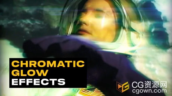 发光光辉效果生成视频画面特效AE模板Glow Effects