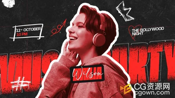 人物介绍信息宣传视频动画AE模板下载