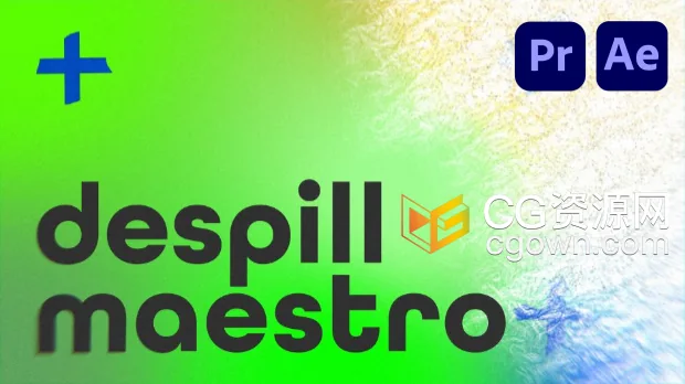 AE/PR插件Despill Maestro v1.0.1绿幕抠像溢色抑制修复工具+视频教程