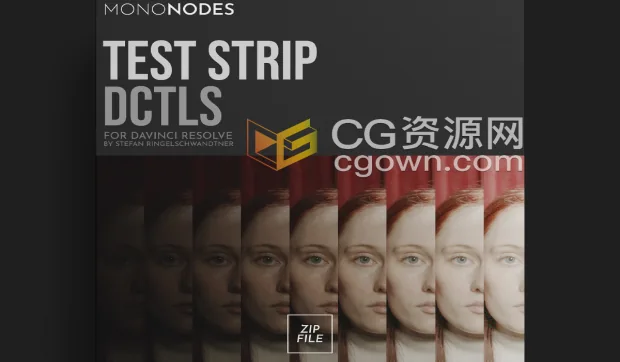 达芬奇单色测试条DCTL节点预设TEST STRIP DCTLS v3.0
