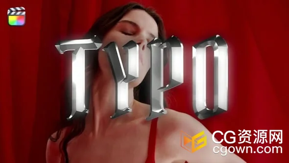 镀铬字母与数字文字动画效果FCPX插件Chrome Typography-CG资源网 镀铬字母与数字文字动画效果FCPX插件Chrome Typography