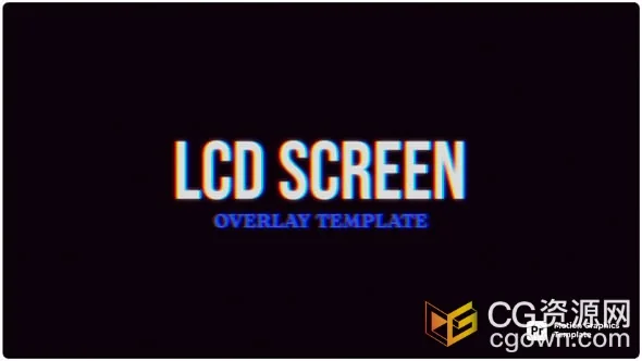 视频生成复古LCD显示屏幕画面纹理效果-PR模板-CG资源网 视频生成复古LCD显示屏幕画面纹理效果-PR模板
