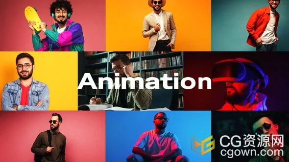 动态平滑动画开场视频片头宣传AE模板