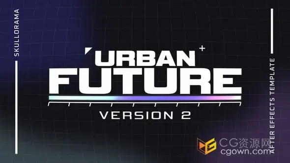 大胆街头风格排版设计文字标题动画-AE模板-CG资源网 大胆街头风格排版设计文字标题动画-AE模板