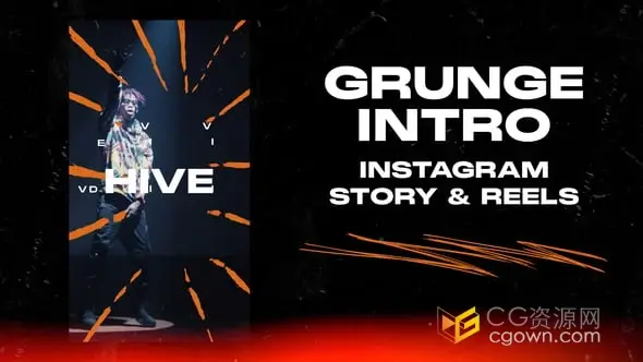 都市街头开场短视频动画AE模板下载-CG资源网 都市街头开场短视频动画AE模板下载