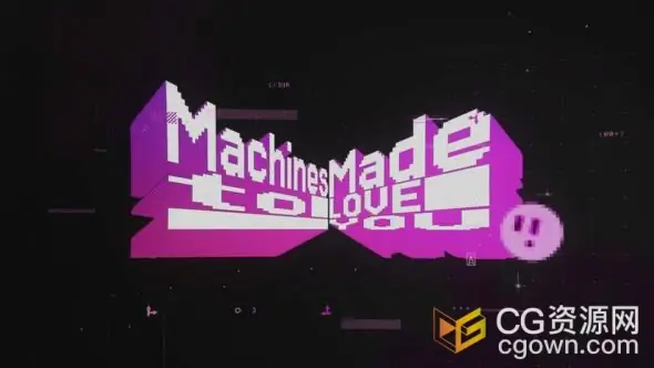 故障效果复古未来风格视频片头动画AE模板-CG资源网 故障效果复古未来风格视频片头动画AE模板