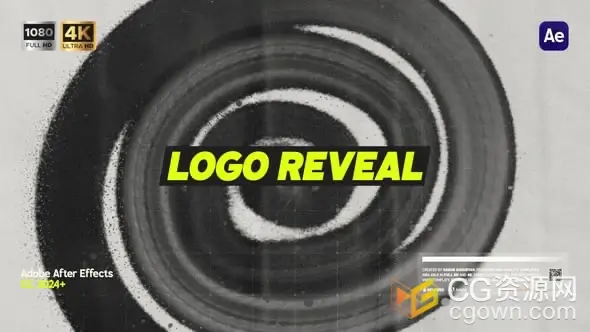 笔刷艺术风格动画化LOGO演绎视频片头AE模板-CG资源网 笔刷艺术风格动画化LOGO演绎视频片头AE模板