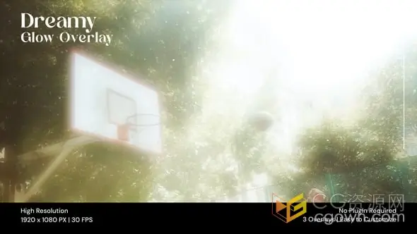 视频生成梦幻光辉视觉风格效果AE模板下载