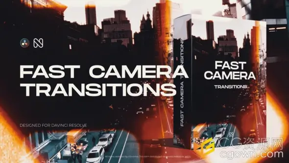 DR达芬奇模板-胶片胶片烧灼漏光闪光灯光效视频转场动画