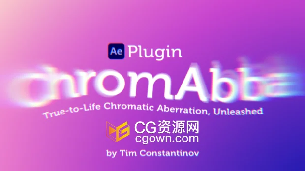 Chromabba v1.3.1 AE/PR/NUKE/达芬奇插件视觉色差效果