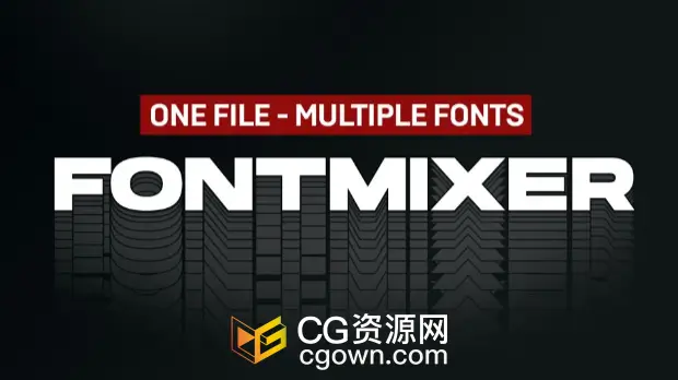 AE/PS/AI脚本FontMixer V1.0字体管理与预览工具+视频教程