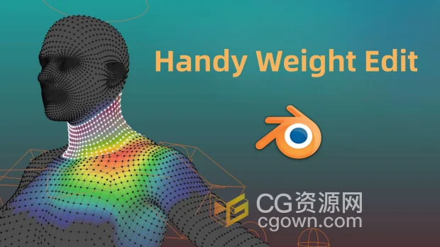Blender插件Handy Weight Edit V1.4.4权重编辑工具