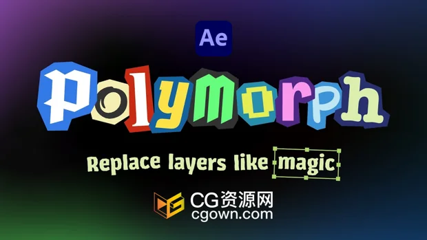 AE脚本Polymorph 1.0图层快速替换工具