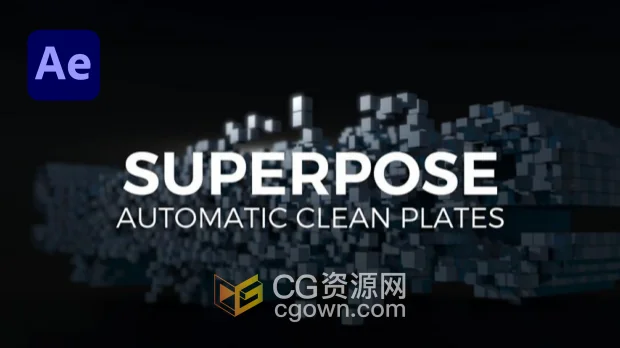 AE插件Superpose  2.3 Win/Mac版本动态物体自动去除工具