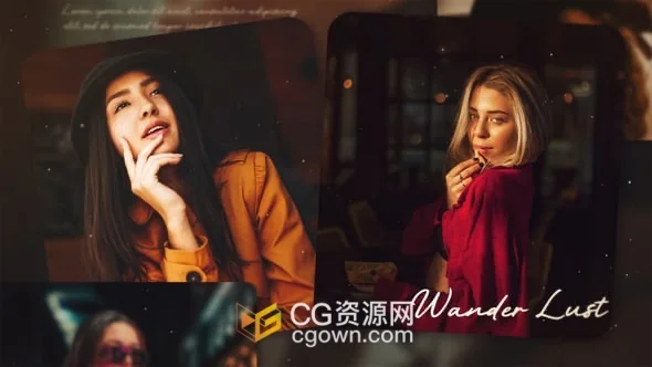 4K分辨率照片视频相册AE模板下载