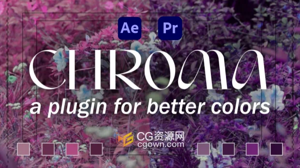 AE/PR插件CHR0MA 1.2 Win/Mac版色相/饱和度调整调色工具