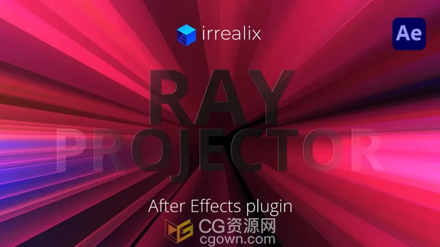 AE插件Ray Projector v1.0.0光线投射器拖尾特效
