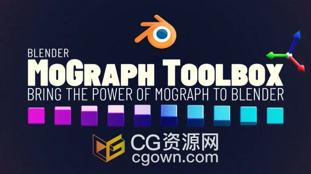 Blender插件Mograph Toolbox V1.2.2动态图形工具箱