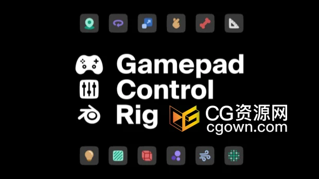 Blender插件Gamepad Control Rig v1.3.0手柄动画控制器