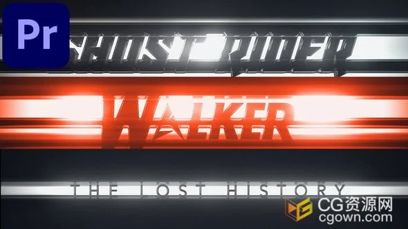 现代故障光线条纹特效LOGO视频片头动画AE模板-CG资源网 现代故障光线条纹特效LOGO视频片头动画AE模板