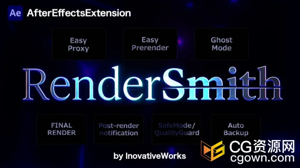 AE脚本RenderSmith 1.0.0一体化渲染管理工具+视频教程
