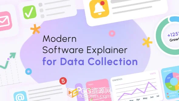 应用程序软件说明指南数字产品介绍视频动画-AE模板