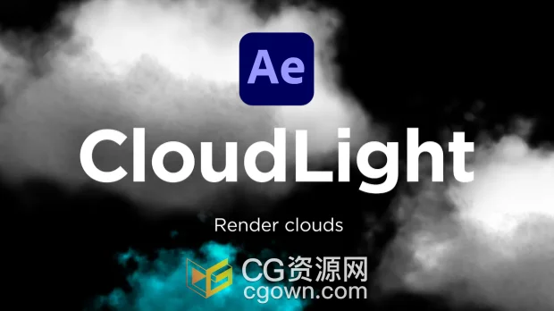 AE插件CloudLight v1.1 Win/Mac版灯光驱动生成立体云朵+视频教程