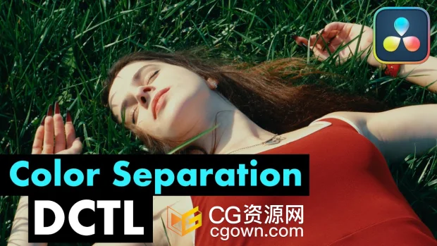 DR达芬奇插件-色彩分离视频调色预设工具Color Separation DCTL V1.3