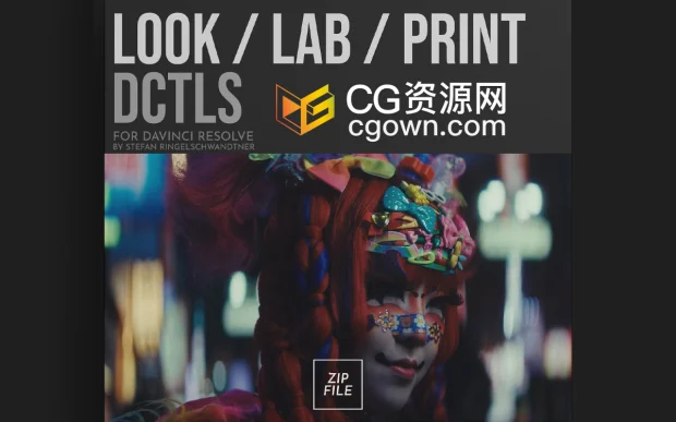 达芬奇插件电影胶片质感调色预设LOOK / LAB / PRINT V4.0 DCTLS