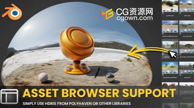Blender插件Polydome V2.0.0终极HDRI圆顶