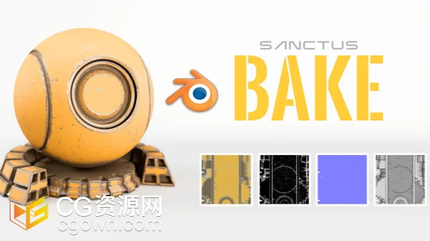 Blender插件Sanctus Bake v1.2.2材质烘焙工具
