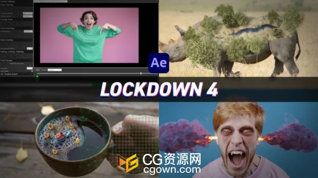 AE插件Lockdown v4.0.0 Win/Mac版物体表面跟踪特效合成工具