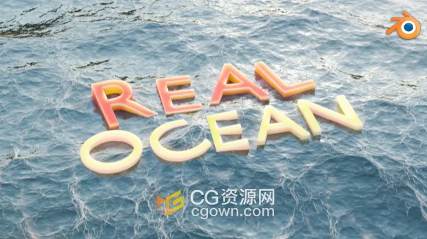 Blender插件RealOcean 2.4.0模拟海洋水面物理交互效果