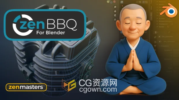 Blender插件Zen BBQ V2.0.2.1可视化斜面倒角工具
